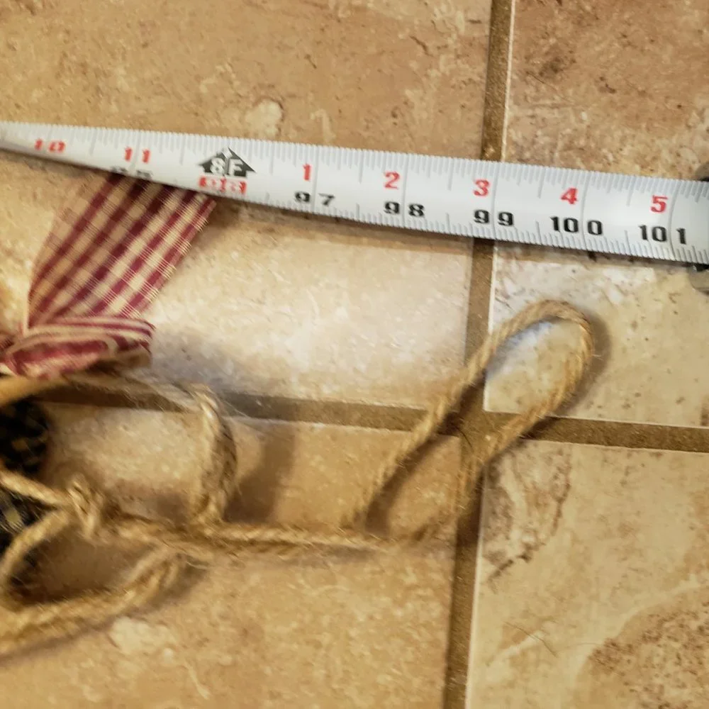 Garland Plush Reindeer Heads 8' Long